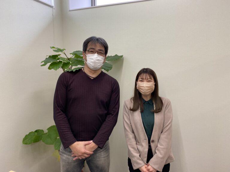初対面の時は、若い人って思いましたが、お仕事はベテランでした。